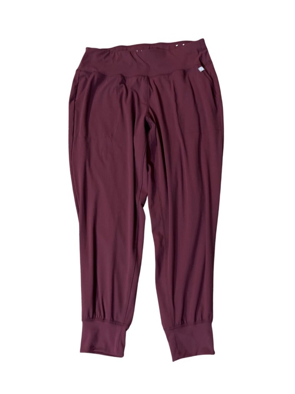 Lane Bryant LIVI Active Jogger Pants Burgundy High Rise Women's 14/16 Used - Picture 3 of 13